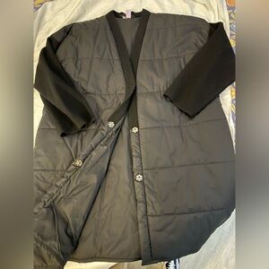 Eileen Fisher Wool & Nylon Quilted Coat